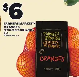 Loblaws FARMERS MARKET ORANGES, 3 LB offer