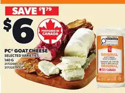 Loblaws PC GOAT CHEESE offer