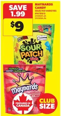 Real Canadian Superstore MAYNARDS CANDY, 814/816 G offer