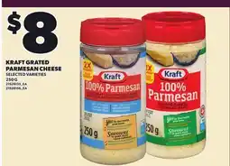 Loblaws KRAFT GRATED PARMESAN CHEESE offer