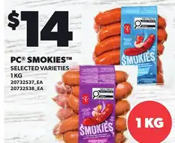 Loblaws PC SMOKIES offer