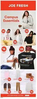 Loblaws JOE FRESH offer