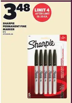 Loblaws SHARPIE PERMANENT FINE MARKER, 5'S offer