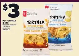 Loblaws PC TORTILLA CHIPS offer