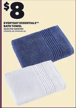 Loblaws EVERYDAY ESSENTIALS BATH TOWEL offer