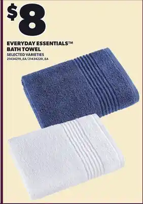 Loblaws EVERYDAY ESSENTIALS BATH TOWEL offer