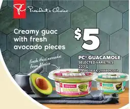 Loblaws PC GUACAMOLE offer