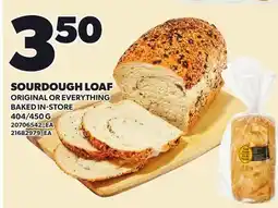 Loblaws SOURDOUGH LOAF, 404/450 G offer
