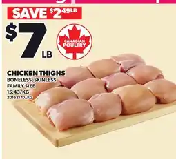 Loblaws CHICKEN THIGHS offer