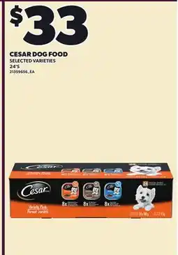 Loblaws CESAR DOG FOOD, 24'S offer