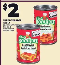 Loblaws CHEF BOYARDEE PASTA, 418/425 G offer