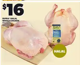 Loblaws SUFRA HALAL WHOLE CHICKEN, UP TO offer