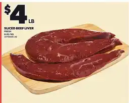 Loblaws SLICED BEEF LIVER offer