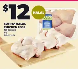Loblaws SUFRA HALAL CHICKEN LEGS, 4'S offer