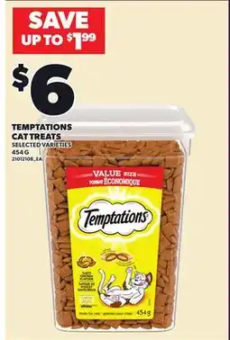 Loblaws TEMPTATIONS CAT TREATS offer