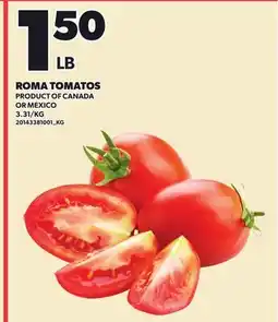 Loblaws ROMA TOMATOES offer