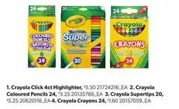 Real Canadian Superstore CRAYOLA CLICK 4CT HIGHLIGHTER offer