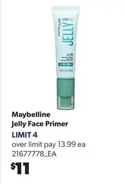 Real Canadian Superstore MAYBELLINE JELLY FACE PRIMER offer