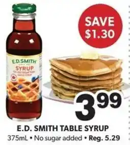 Colemans E.D. Smith Table Syrup offer