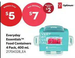 Real Canadian Superstore Everyday Essentials Food Containers offer
