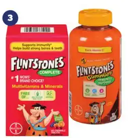 Real Canadian Superstore FLINTSTONE CHILDREN'S VITAMINS, 60-180'S offer
