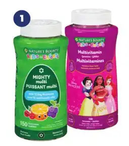 Real Canadian Superstore Nature's Bounty Kids Vitamins, 60-175's offer