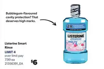Real Canadian Superstore LISTERINE SMART RINSE offer