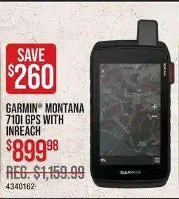 Cabela's GARMIN MONTANA 710I GPS WITH INREACH offer