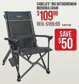 Cabela's CABELA'S BIG OUTDOORSMAN MUSKOKA CHAIR offer