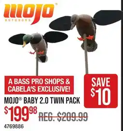 Cabela's MOJO BABY 2.0 TWIN PACK offer