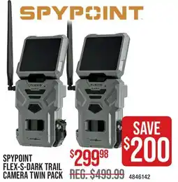 Cabela's SPYPOINT FLEX-S-DARK TRAIL CAMERA TWIN PACK offer