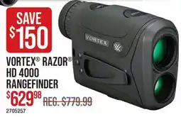 Cabela's VORTEX RAZOR HD 4000 RANGEFINDER offer