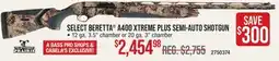 Cabela's SELECT BERETTA A400 XTREME PLUS SEMI-AUTO SHOTGUN offer