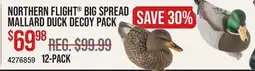 Cabela's NORTHERN FLIGHT BIG SPREAD MALLARD DUCK DECOY PACK offer