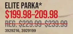Cabela's ELITE PARKA offer