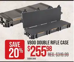 Cabela's V800 DOUBLE RIFLE CASE offer