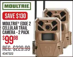 Cabela's MOULTRIE EDGE 2 CELLULAR TRAIL CAMERA offer