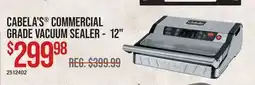 Cabela's CABELA'S COMMERCIAL GRADE VACUUM SEALER - 12 offer