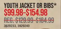 Cabela's REDHEAD SILENT STALKER MEN'S YOUTH JACKET OR BIBS offer