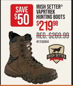 Cabela's IRISH SETTER VAPRTREK HUNTING BOOTS offer