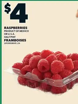 Valu-mart FRAMBOISES offer