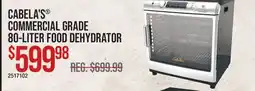 Cabela's CABELA'S COMMERCIAL GRADE 80-LITER FOOD DEHYDRATOR offer