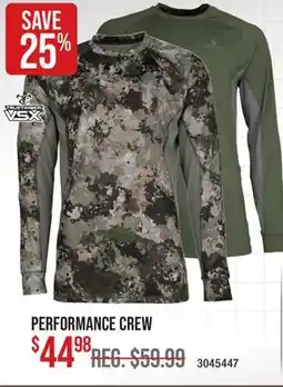 Cabela's PERFORMANCE CREW offer