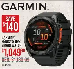 Cabela's GARMIN FENIX 8 GPS SMARTWATCH offer