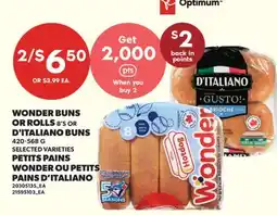 Valu-mart PETITS PAINS WONDER 5'S PETITS PAINS D'ITALIANO offer