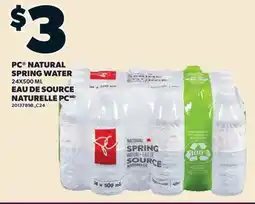 Valu-mart EAU DE SOURCE NATURELLE PC offer