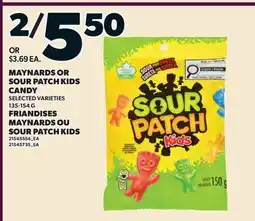 Valu-mart FRIANDISES MAYNARDS OU SOUR PATCH KIDS offer