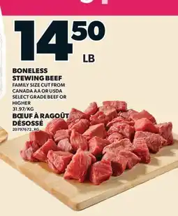 Valu-mart BŒUF À RAGOÛT offer