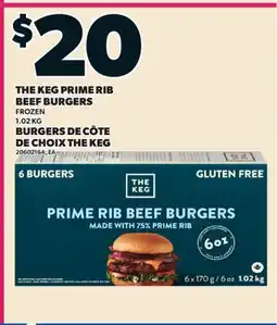 Valu-mart BURGERS DE CÔTE DE CHOIX THE KEG offer