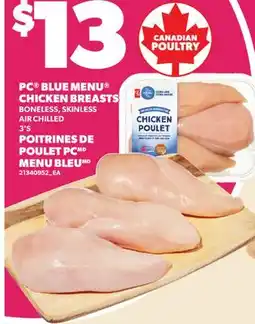 Valu-mart POITRINES DE POULET PC MENU BLEU, 3'S offer